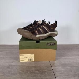 Keen Men’s Size 10.5 Newport H2 Sandals Java/Golden Yellow 1028514 Shoes Sandal